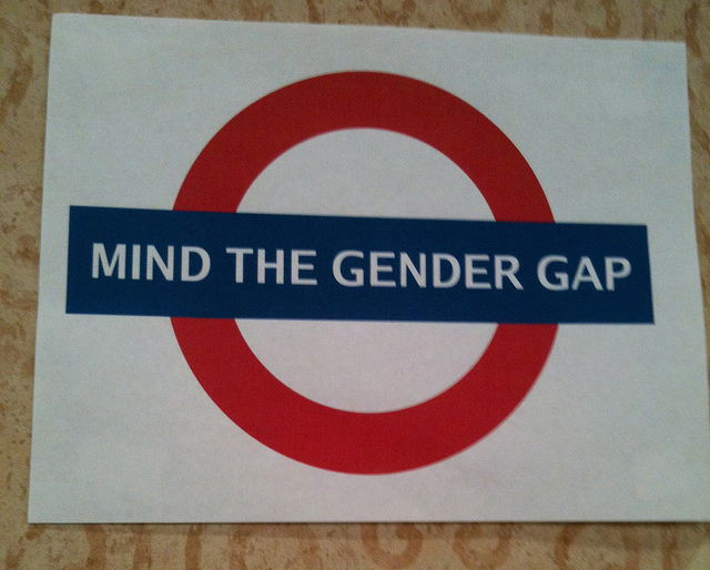 Photo of gender gap to remind reader of biblical view of gender