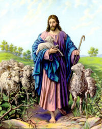 photo of Jesus as the good shepherd