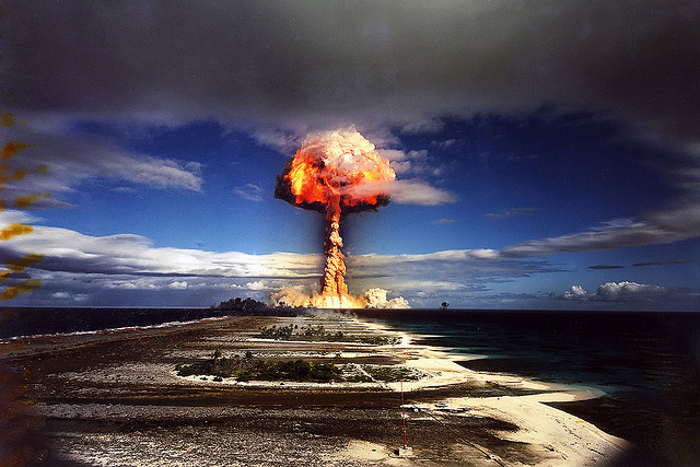 picture of nuclear bomb symbolizing conflict