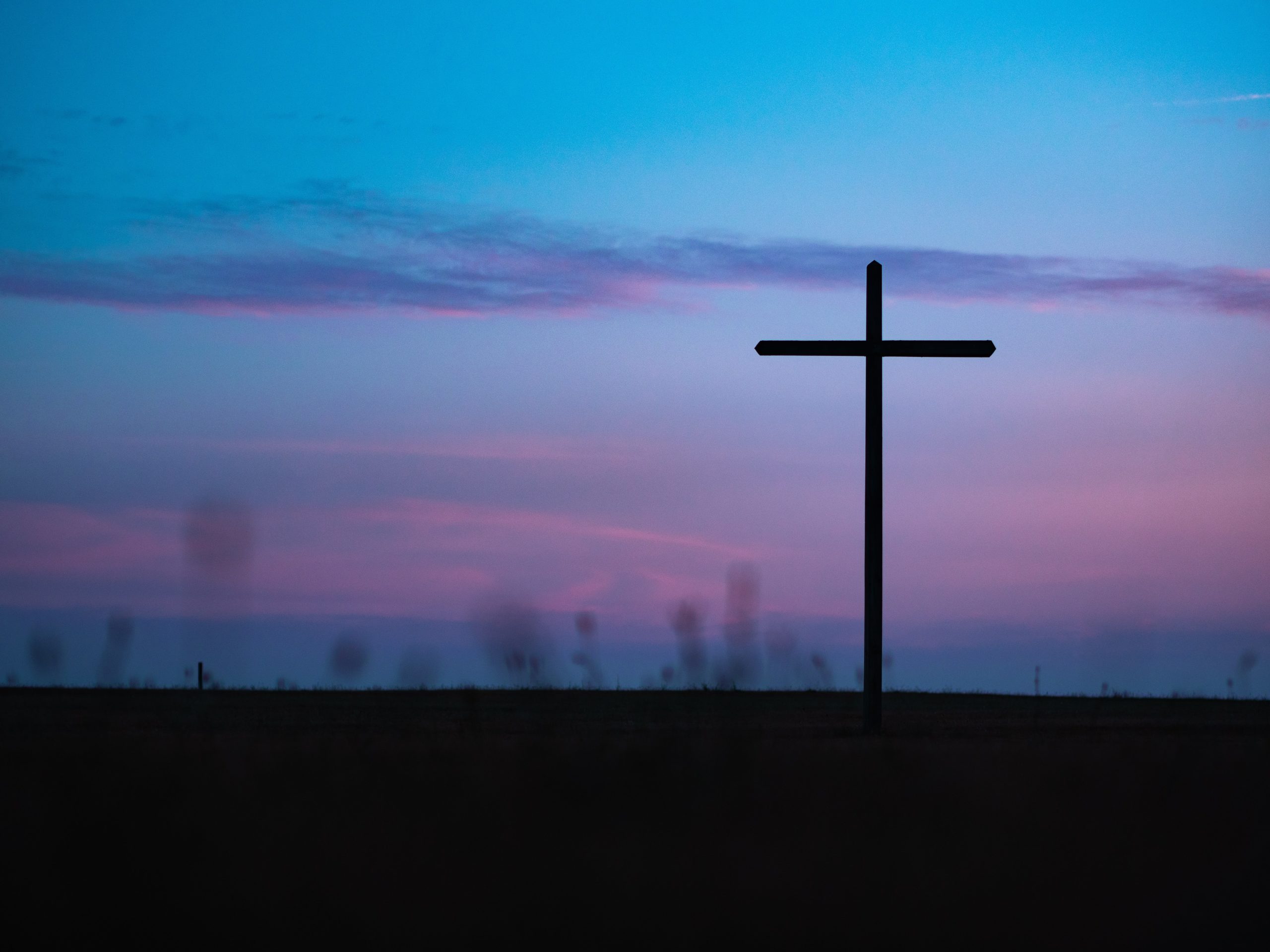 Photo of a cross, the end result of the illegal trial of Jesus